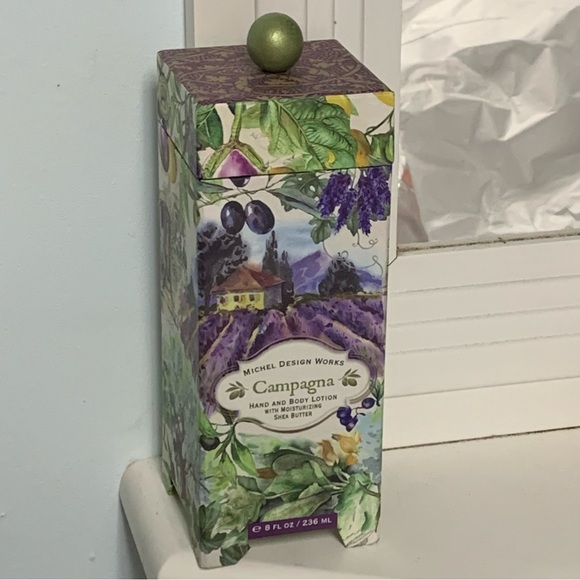 MICHEL DESIGN WORKS “Campagna” HAND & BODY LOTION w/SHEA BUTTER! Pump Gift Boxed - Picture 4 of 8